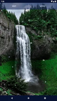 Waterfall Live Wallpaper android App screenshot 1