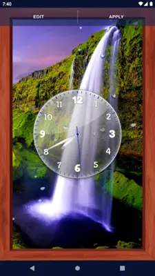 Waterfall Live Wallpaper android App screenshot 5